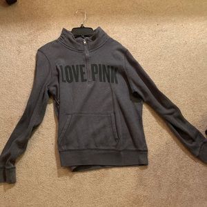 victoria’s secret pink quarter zip